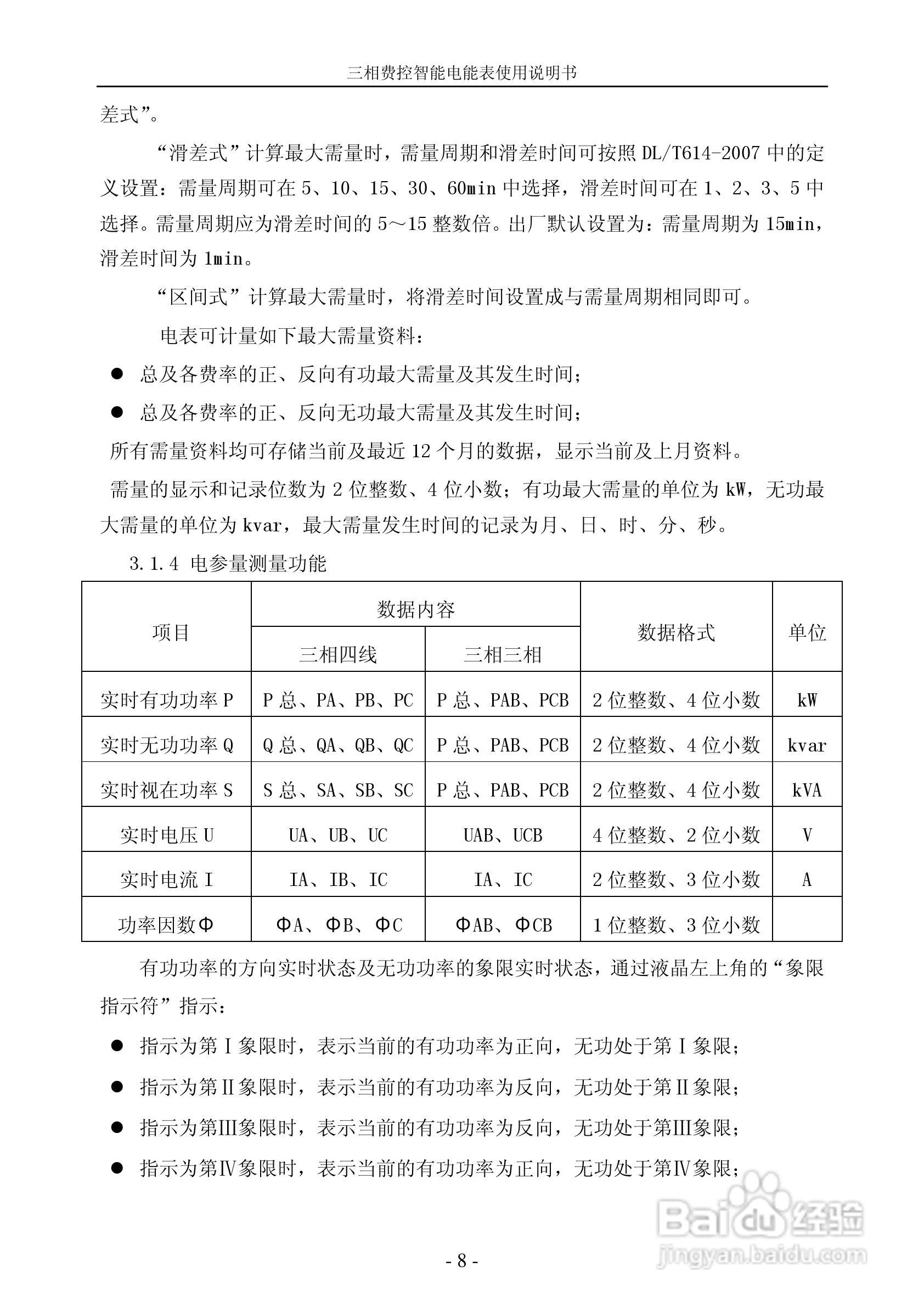 宁达三相费控智能电能表说明书（CPU卡）说明书:[1]