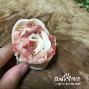 玫瑰花形煎饺