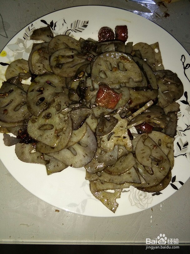 创意菜――甜辣藕片