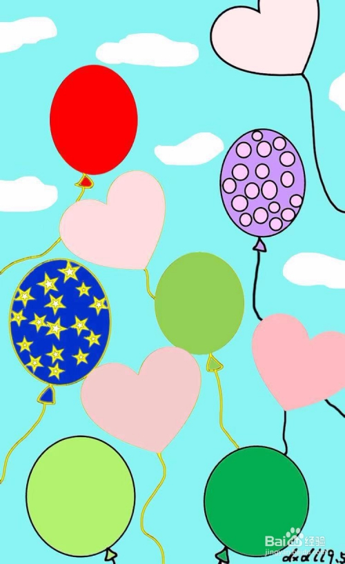 气球的简笔画教程