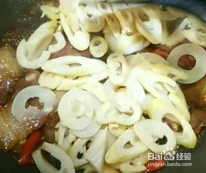 好吃的竹笋炒腊肉