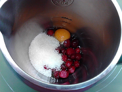 三重蔓越莓华夫饼