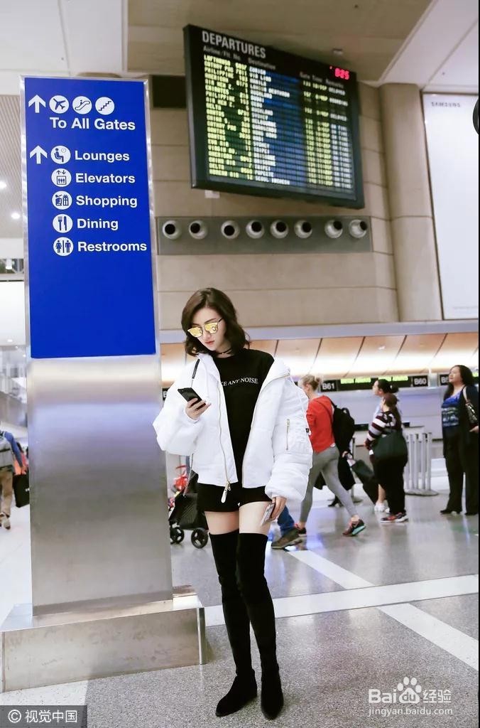 王凯丽:女明星秋冬必备的过膝靴,真的巨显高!