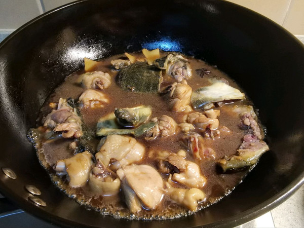 红烧甲鱼烧鸡块