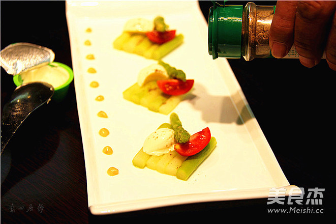 西式奶酪芦笋素心居静素食素菜美食