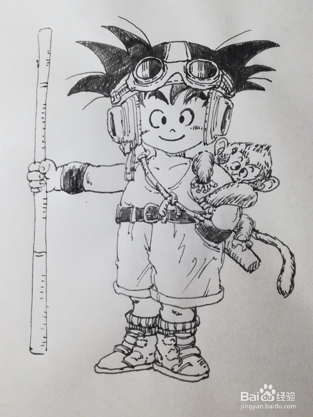 七龙珠孙悟空漫画教程