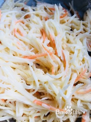 超绝美味土豆丝煎饼