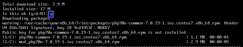 在CentOS7下安装PHP7