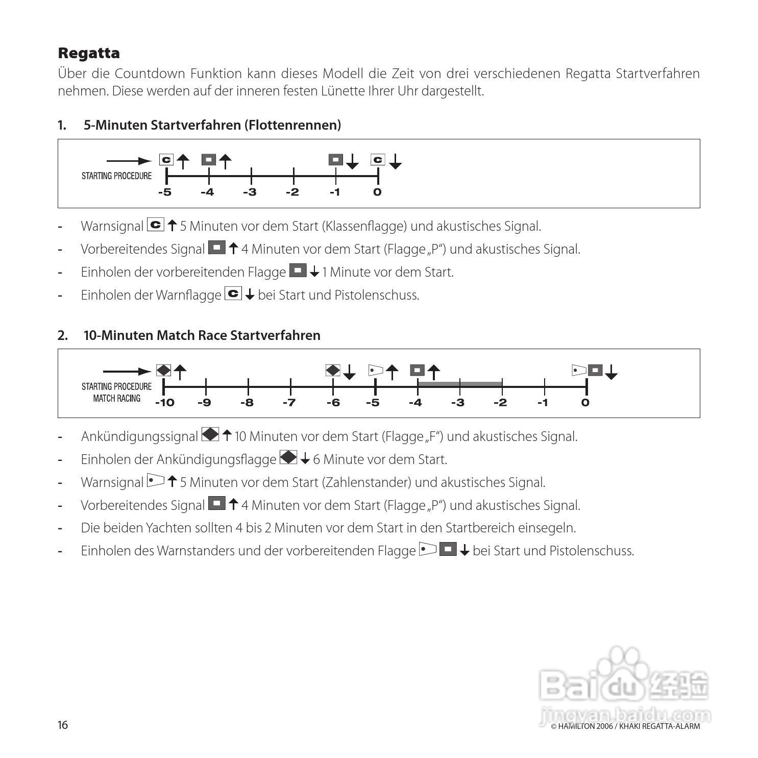 Hamilton汉密尔顿扬帆报时特制手表使用说明书:[2]