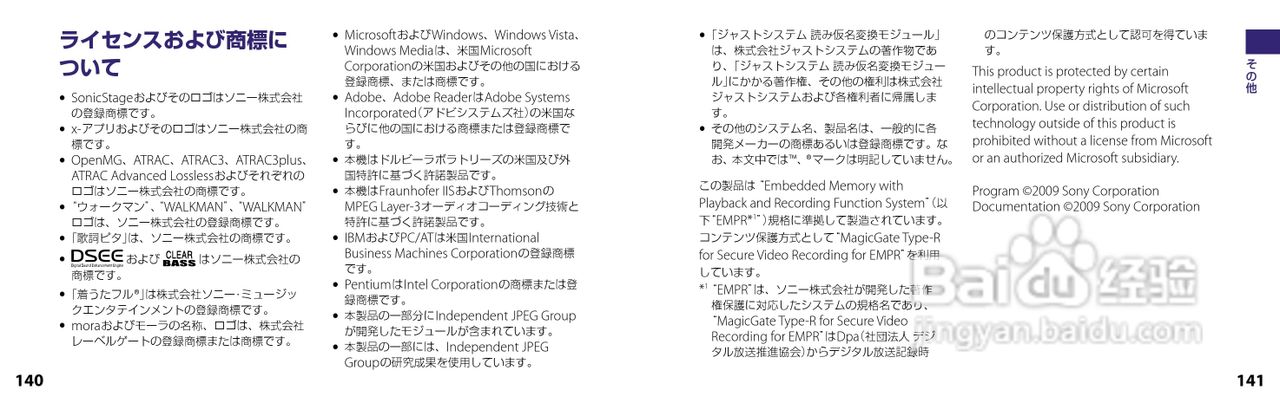 SONY NW-S644数码随身听说明书:[8]