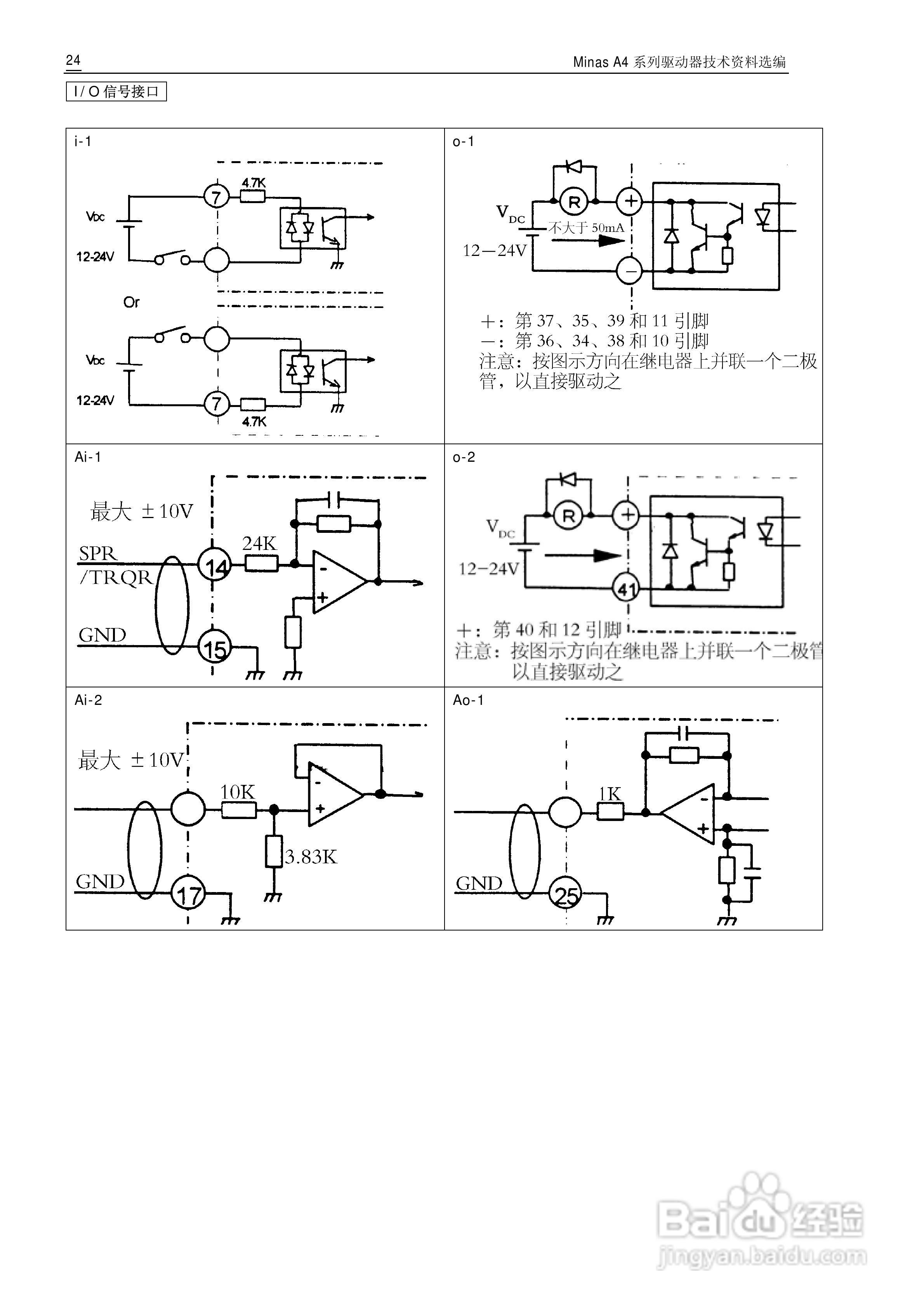 Panasonic松下交流伺服驱动器Minas A4 Manual使用说明:[3]