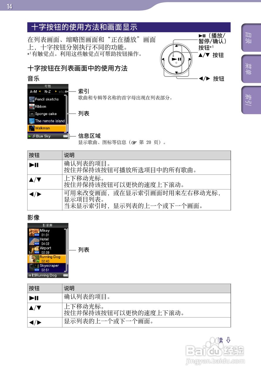 索尼NWZ-S638F MP3播放器使用说明书:[2]