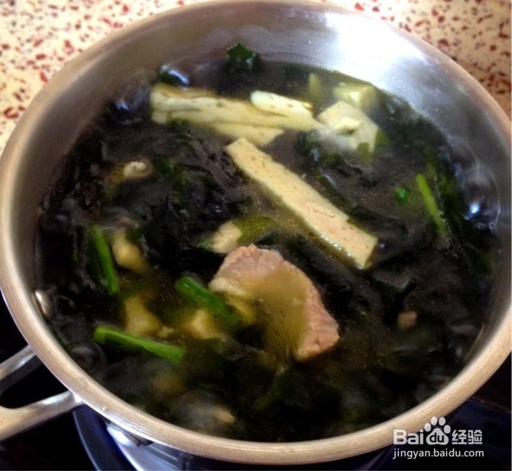 #初冬怎么吃#海藻鱼饼鲜汤