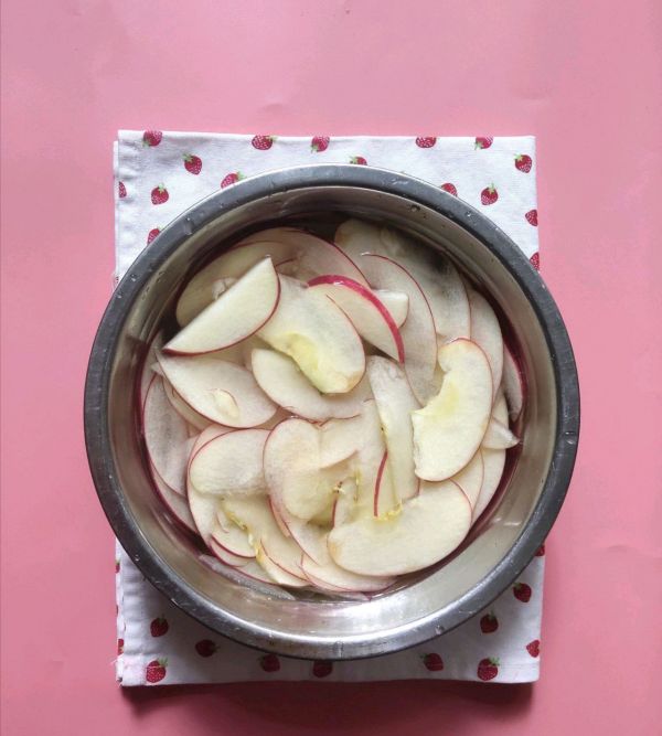 手抓饼玫瑰苹果派