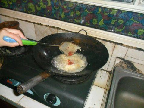 美味的生菜蛋炒粉，你学会了吗