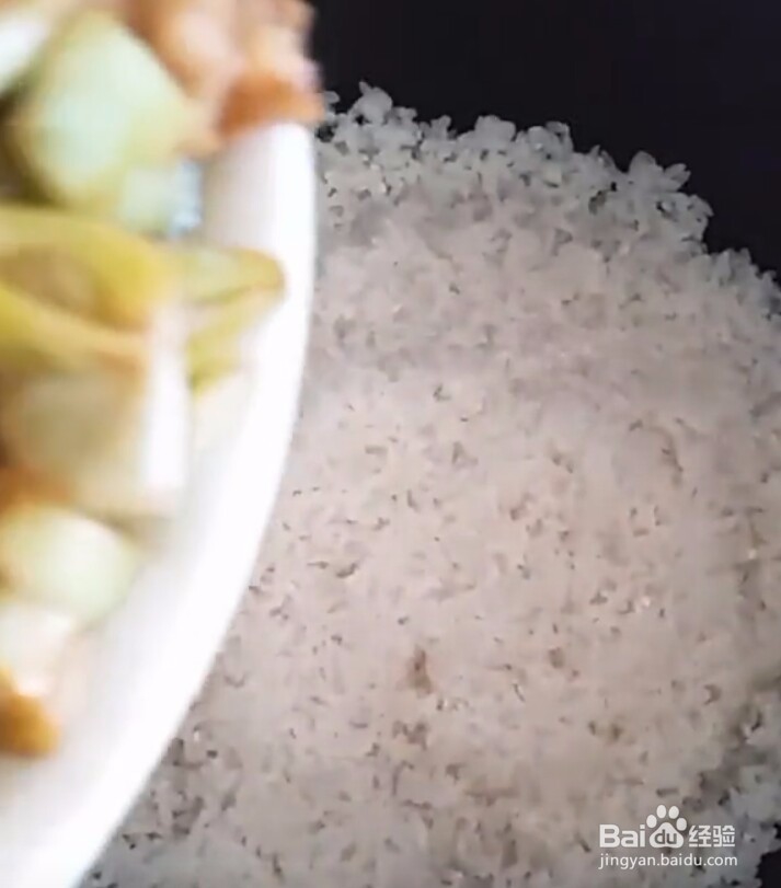 豆角焖饭的做法