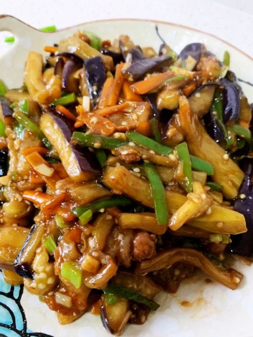 下饭神菜红烧茄条