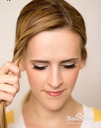 DIY好看的长发盘法