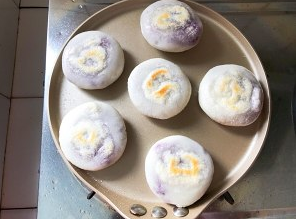 芋泥紫薯年糕的做法