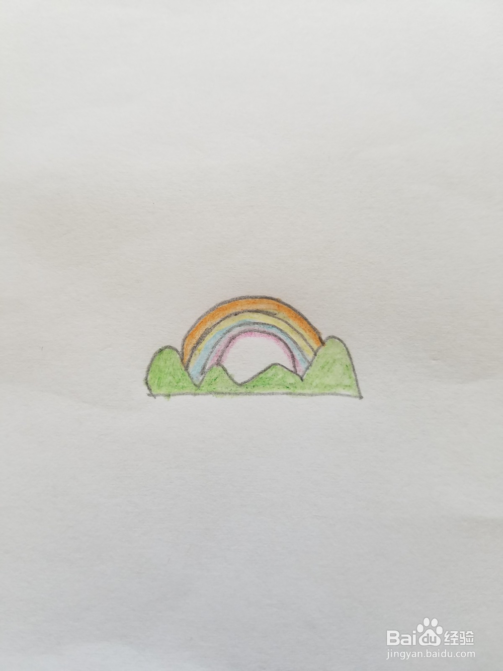 简笔画：彩虹的画法