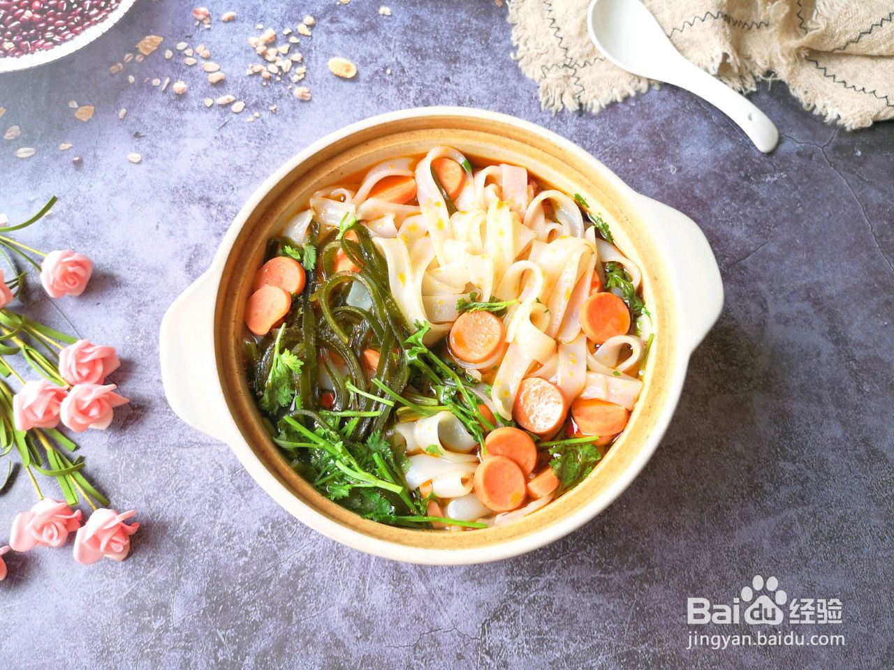 骨汤河粉的做法