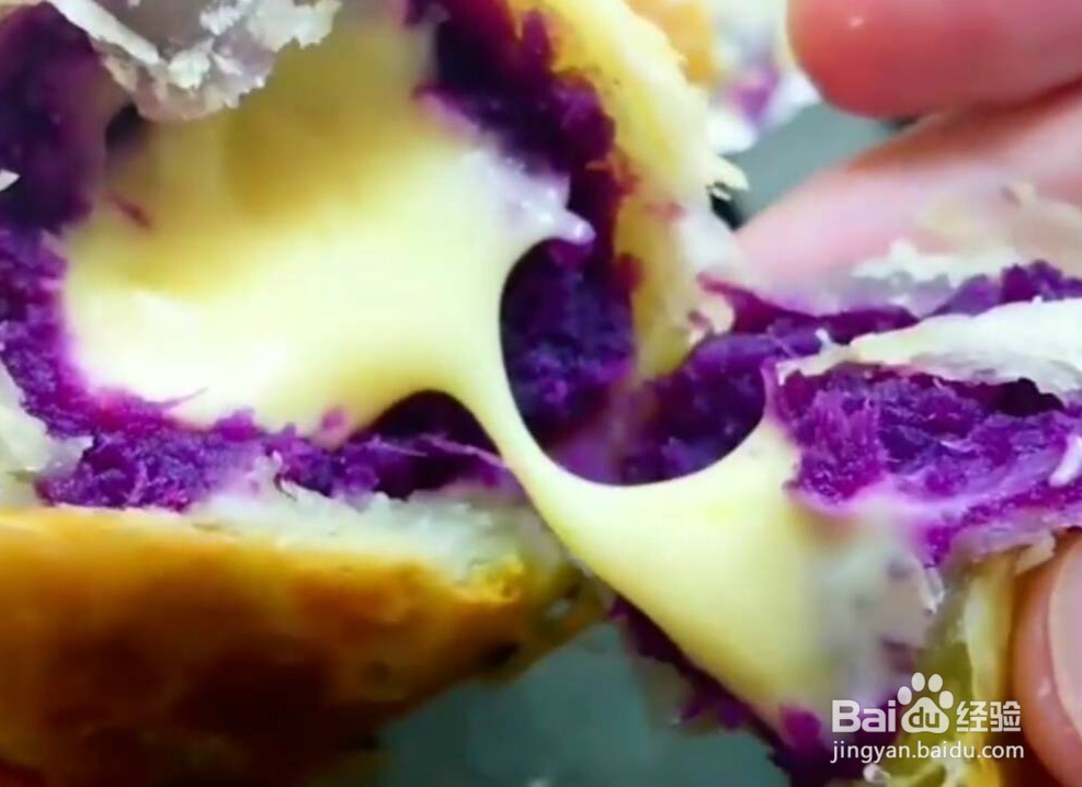 如何自制好吃的蛋挞芝士紫薯球？
