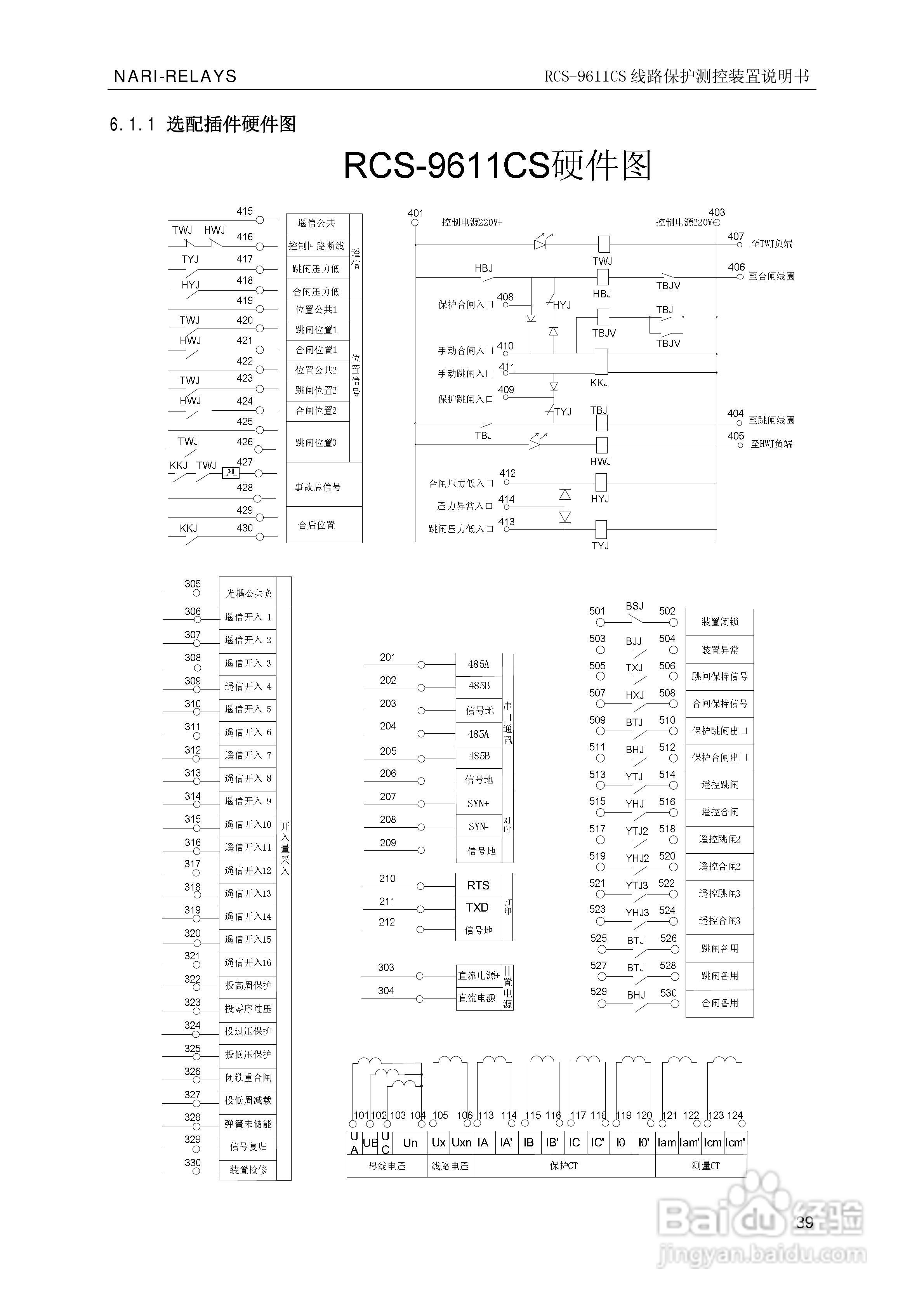 南瑞继保RCS-9681CS变压器后备保护测控装置说明书:[5]