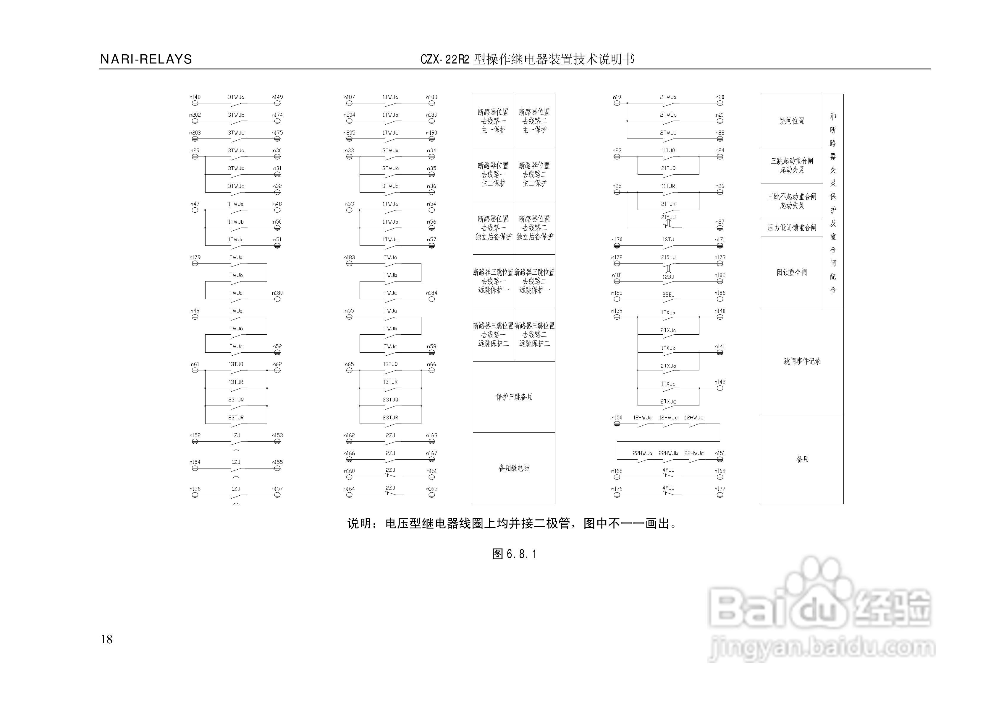 南瑞继保CZX-22R2型操作继电器装置技术说明书:[3]