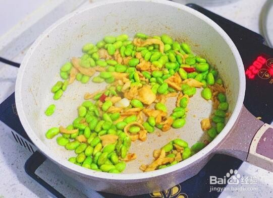 青豆炒肉的做法
