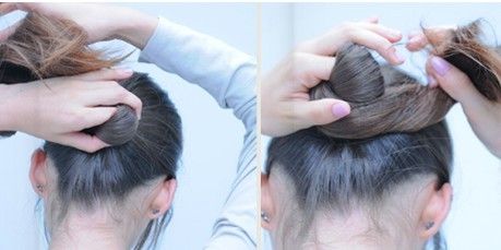 教你扎简单易学淑女味丸子头