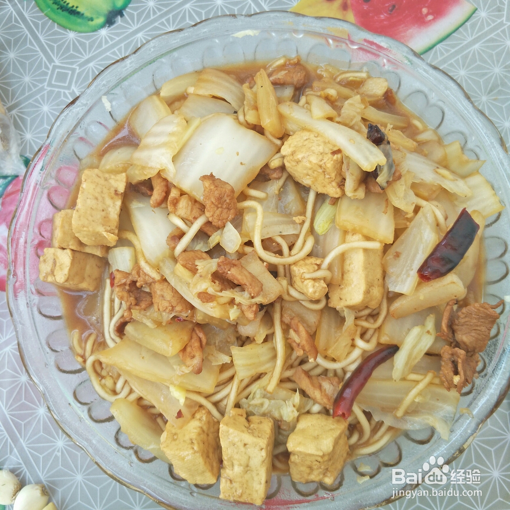 简单好吃的大白菜粉条