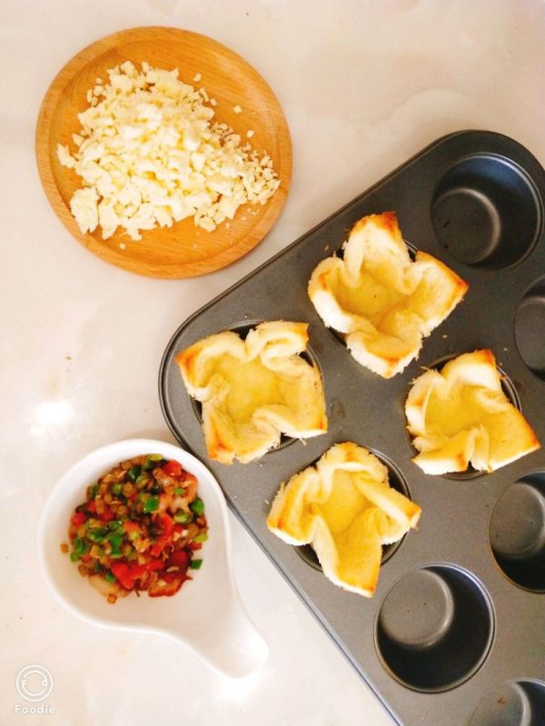 迷你培根吐司披萨