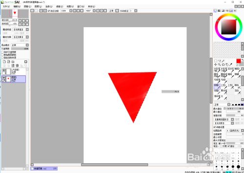 Sai中的钢笔图层怎么上色 百度经验