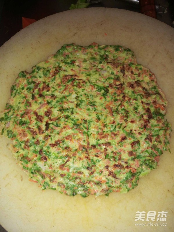 五彩蛋饼的做法