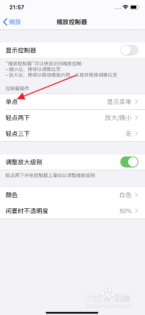 iphone11怎么开启控制缩放器单点轻触朗读