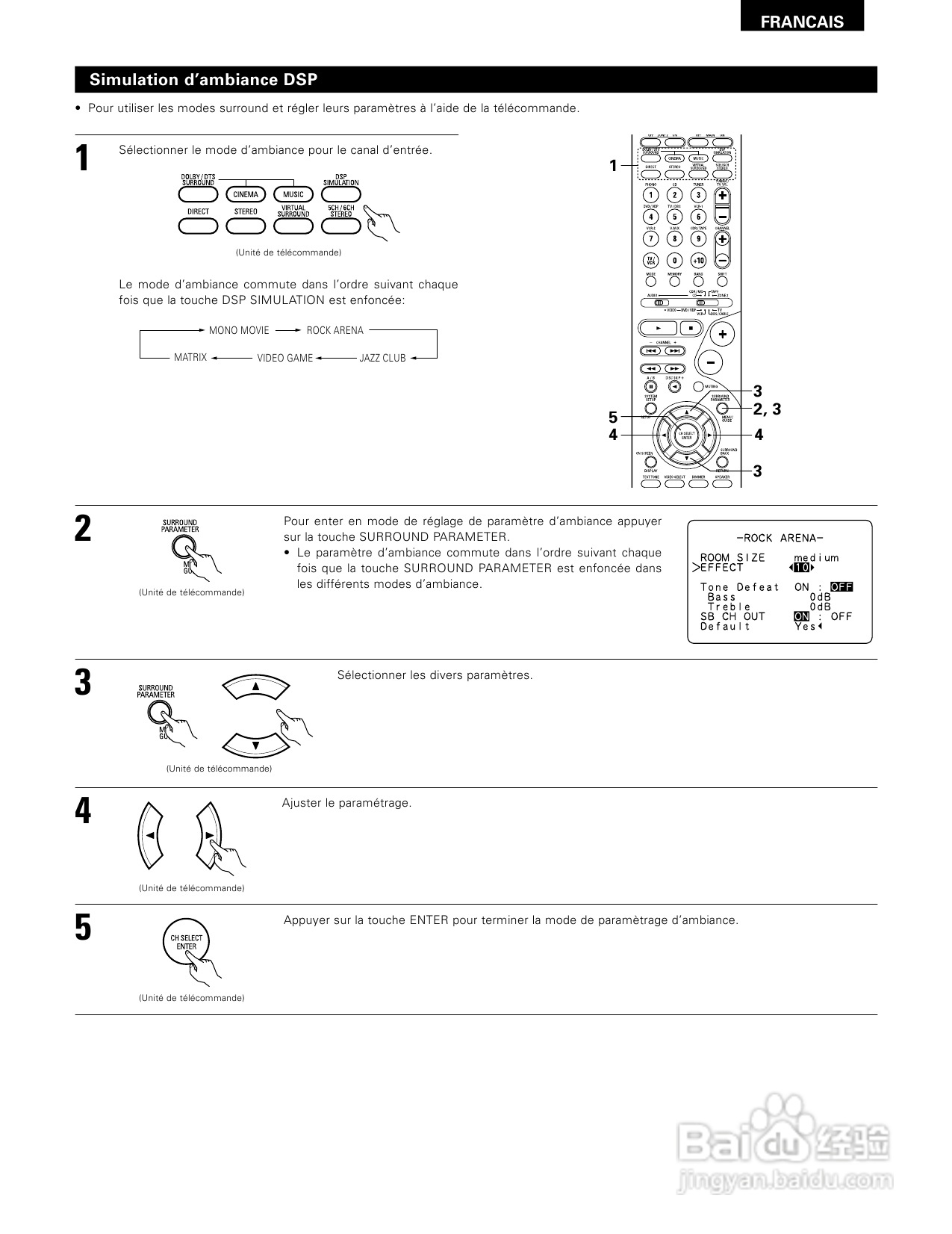 DENON AVR-1804功放说明书:[6]