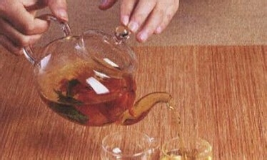 金莲薄荷茶排毒清肠花草茶冲泡步骤