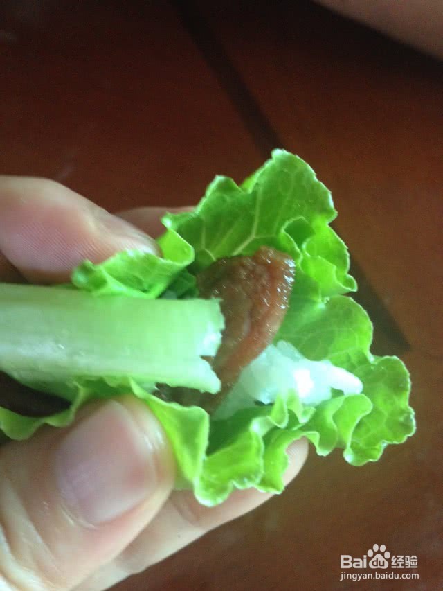 生菜包五花肉的做法