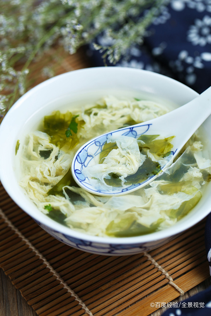 紫菜鸡蛋汤的功效