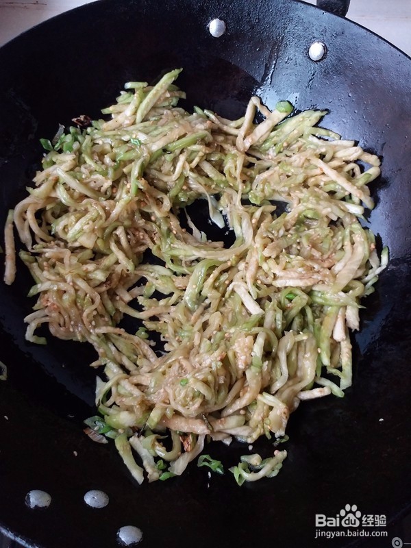 东北特色辣椒茄子丝