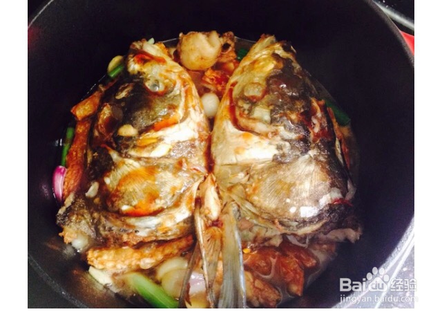 海鲜教程之腐竹焖鱼头的做法