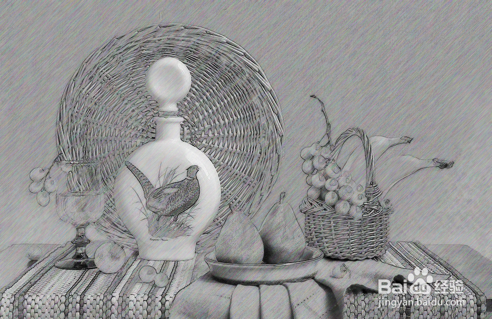 ps如何把图片转成黑白素描铅笔画效果