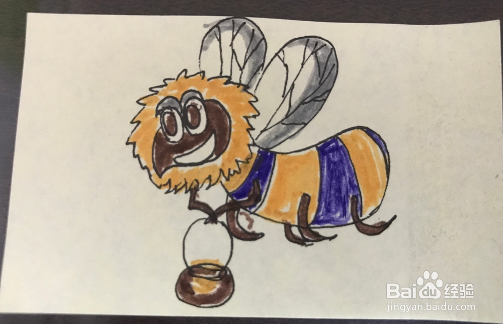 <b>如何绘制一只卡通蜜蜂</b>