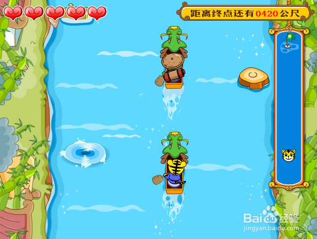 2345小游戏巧虎急速滑龙舟怎么玩