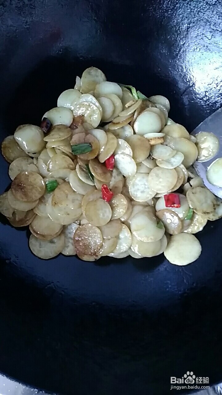 如何制作炒豆饼
