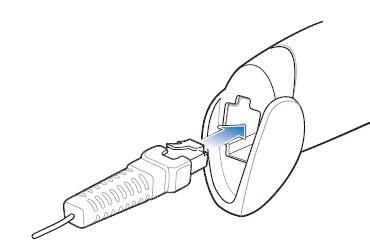 symbol 2208ap扫描枪安装接口电缆的方法