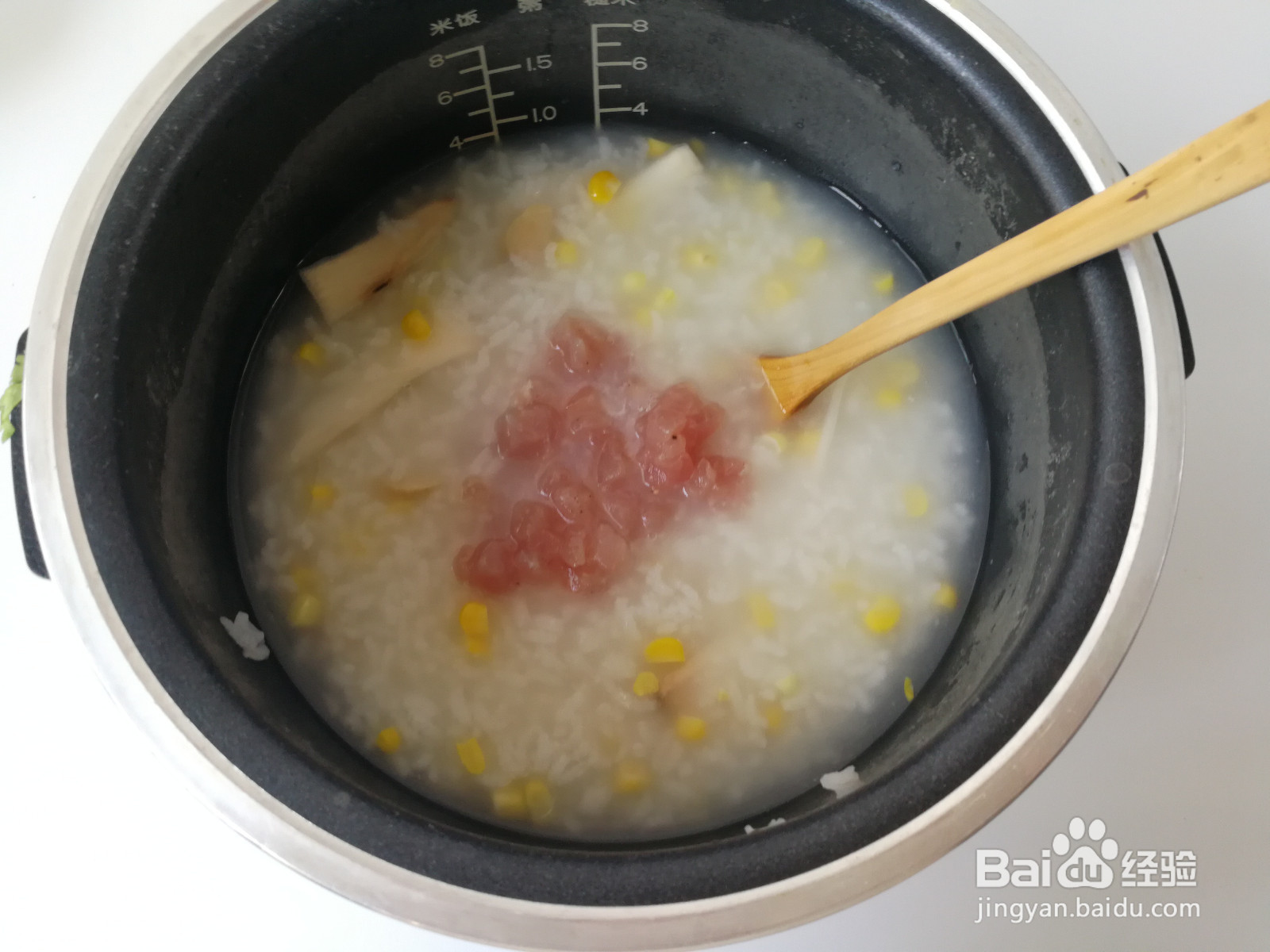 玉米黄芪瘦肉粥的做法