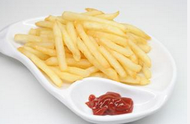 在家自己做炸薯条