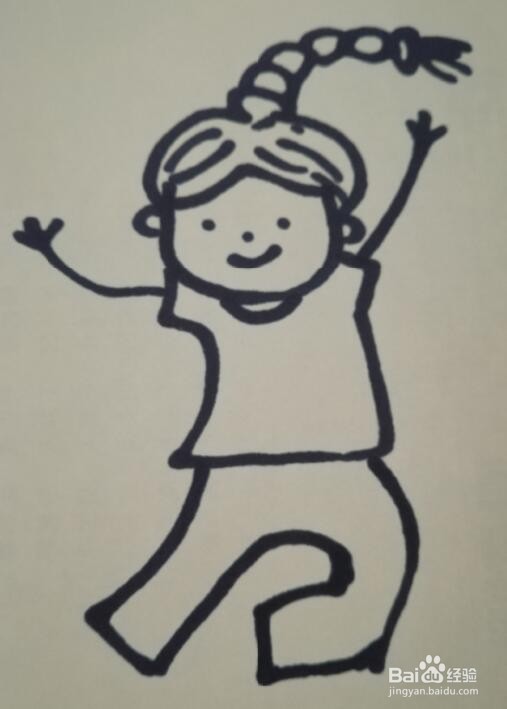 女孩的画法 女孩的简笔画