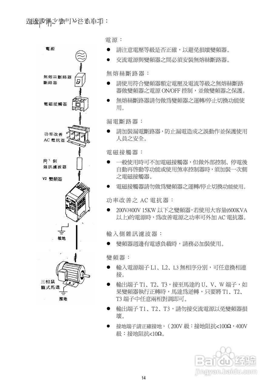 台安T-VERTER V2-460-H3变频器使用手册:[2]